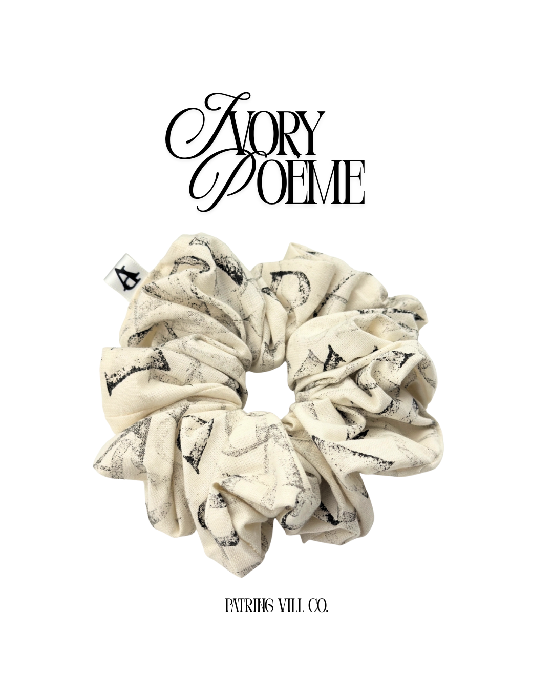 The Ivory Poème Scrunchie - Image 2