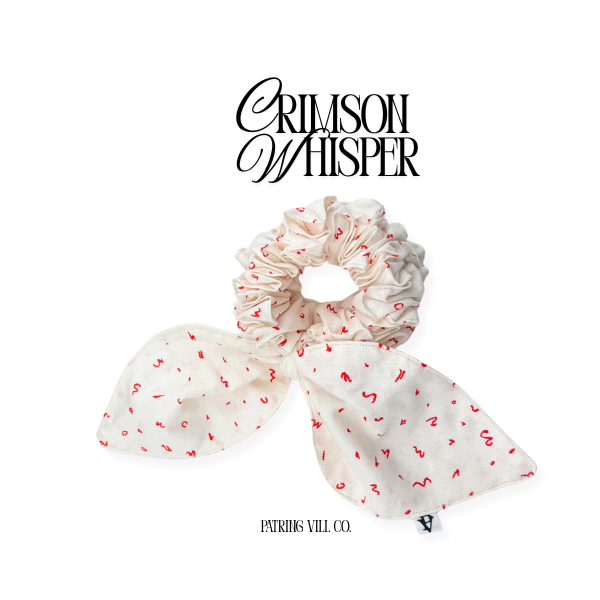 The Crimson Whisper Scrunchie - Image 2