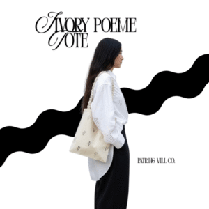 The Ivory Poème Tote Bag