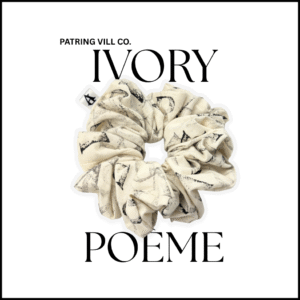 The Ivory Poème Scrunchie