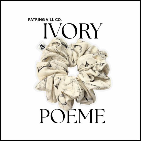 The Ivory Poème Scrunchie