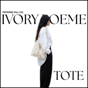 The Ivory Poème Tote Bag