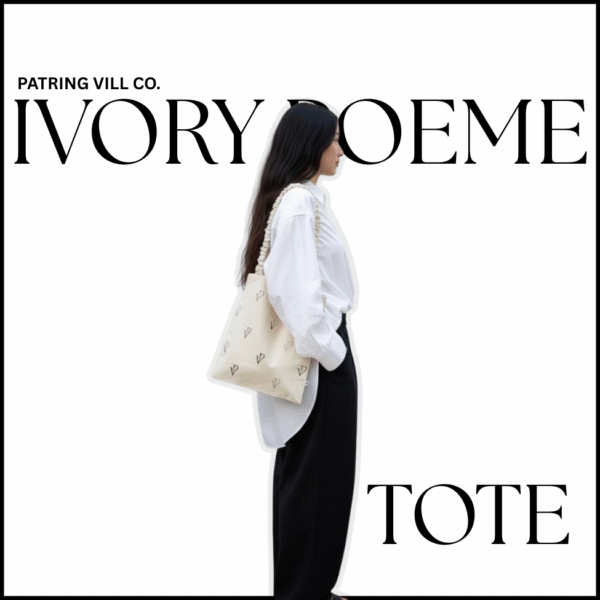 The Ivory Poème Tote Bag