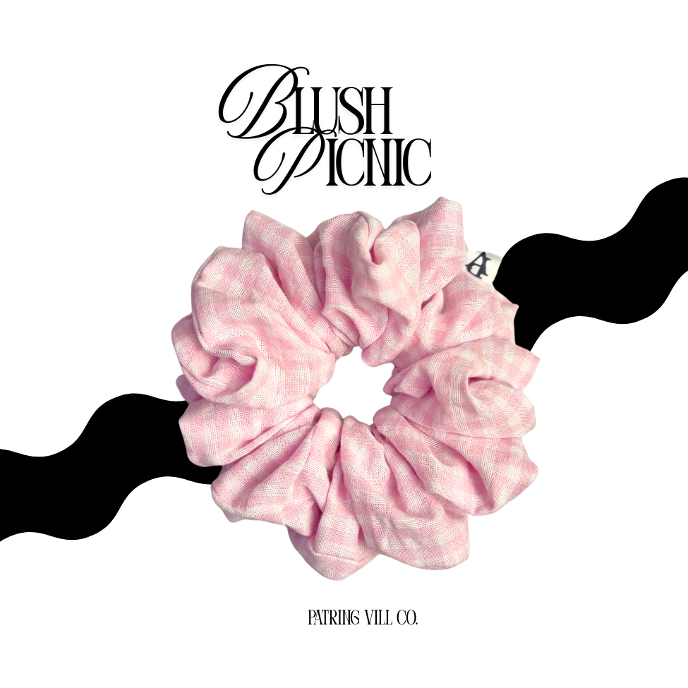 The Blush Picnic Scrunchie