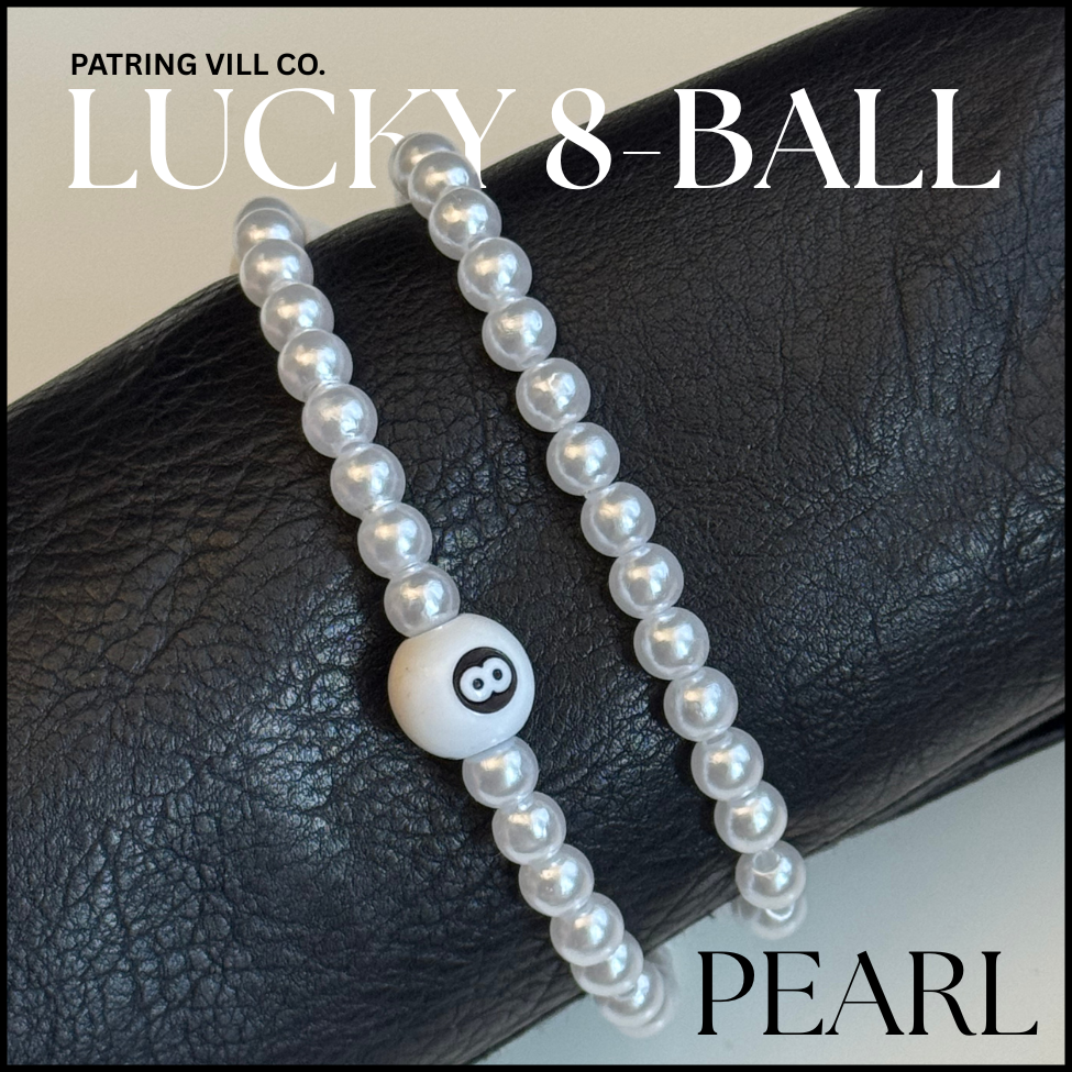 Lucky 8-Ball Pearl Bracelets