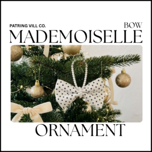Mademoiselle Bow Ornament