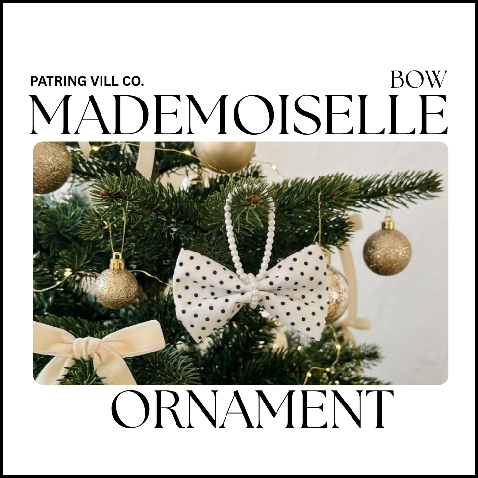 Mademoiselle Bow Ornament