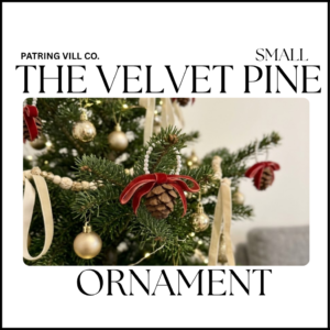 The Velvet Pine Ornament - Small